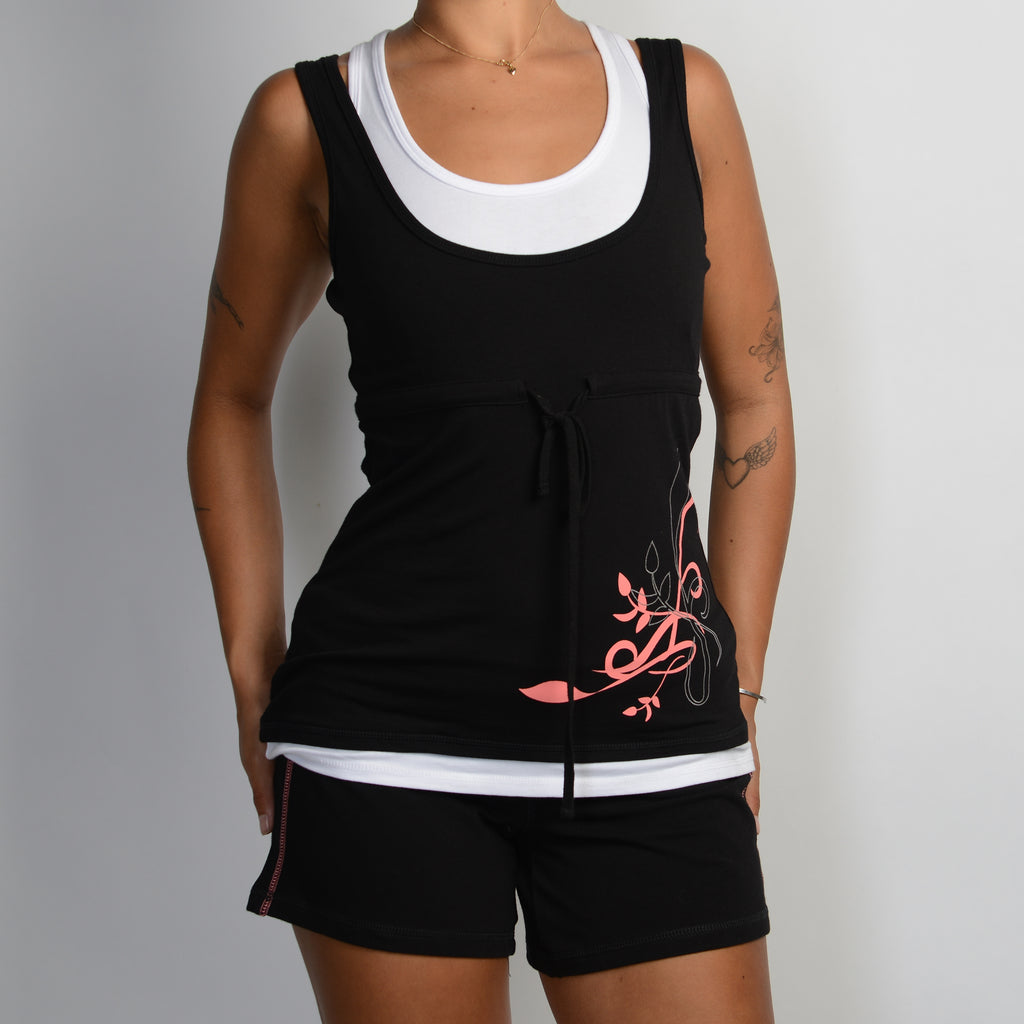 PINK CONTRAST MATCHING SET