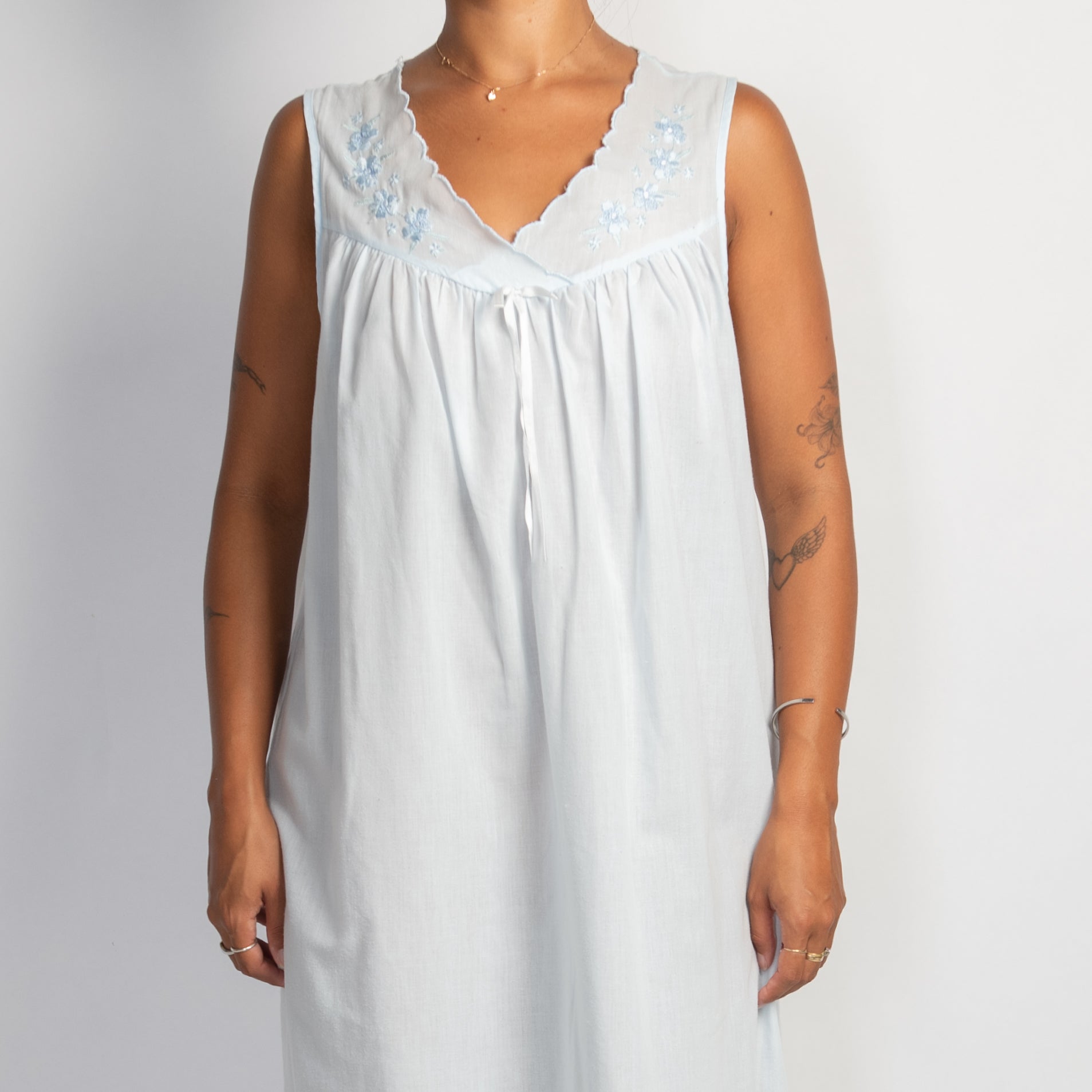 PALE BLUE NIGHTIE