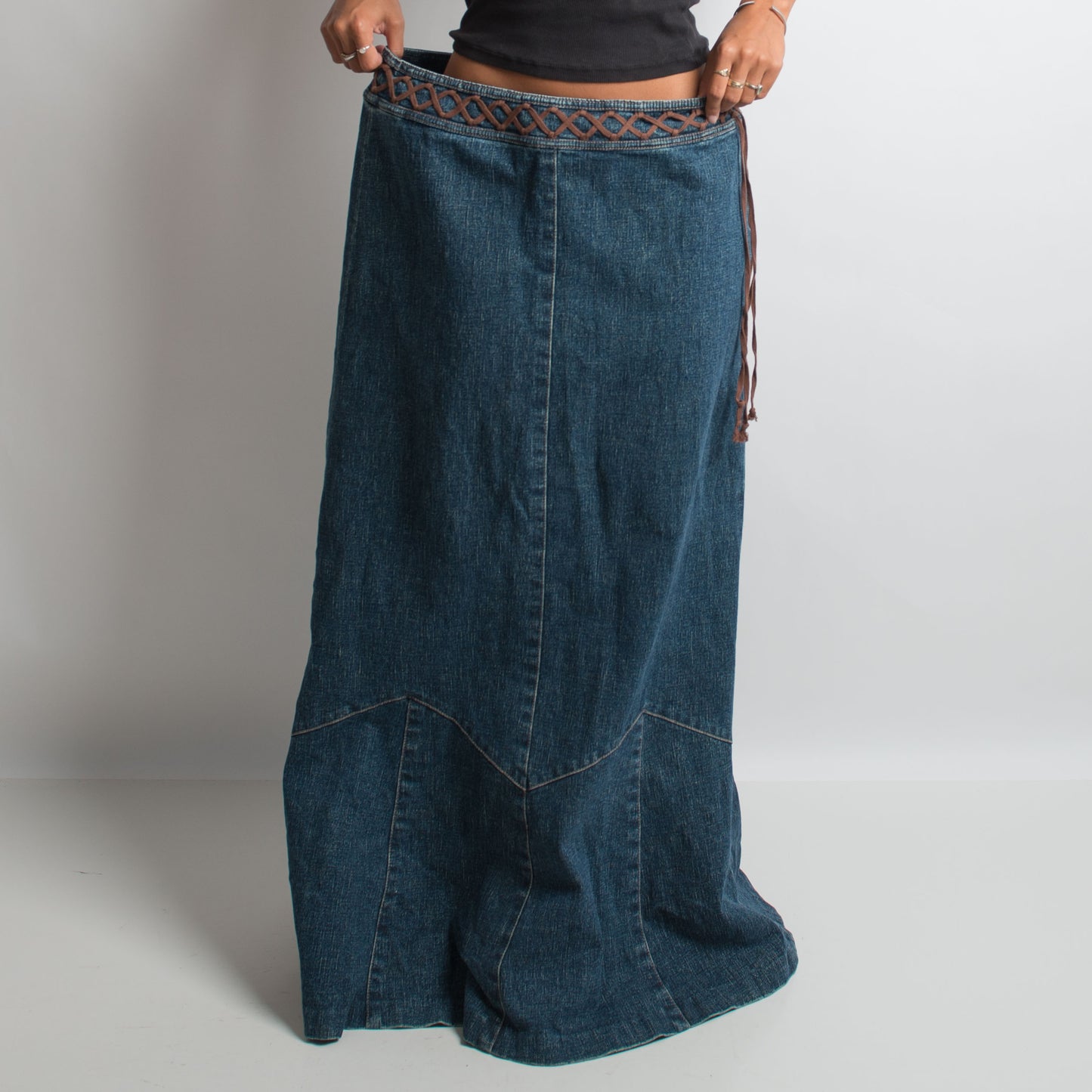 DENIM MAXI SKIRT