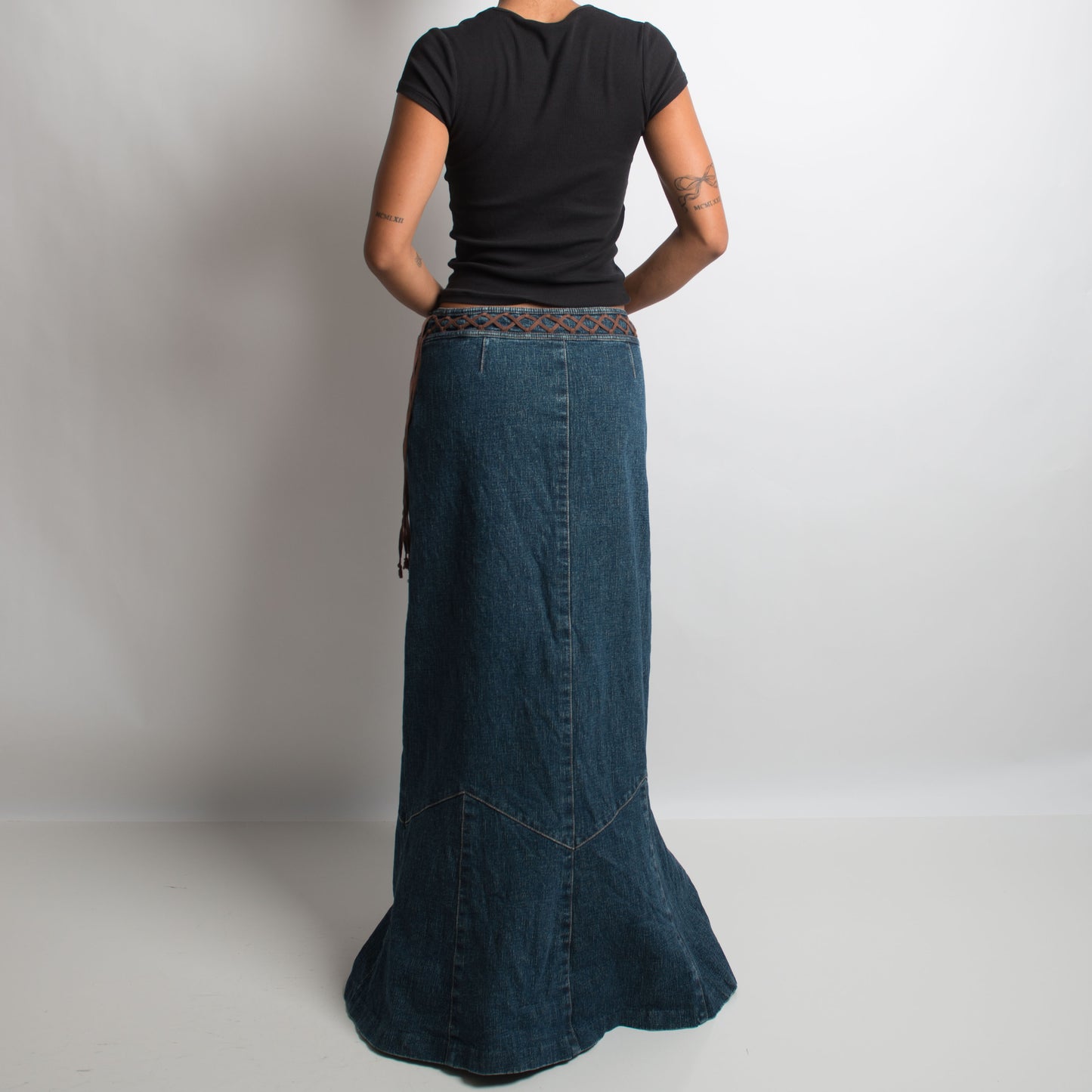 DENIM MAXI SKIRT