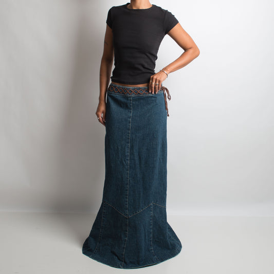 DENIM MAXI SKIRT