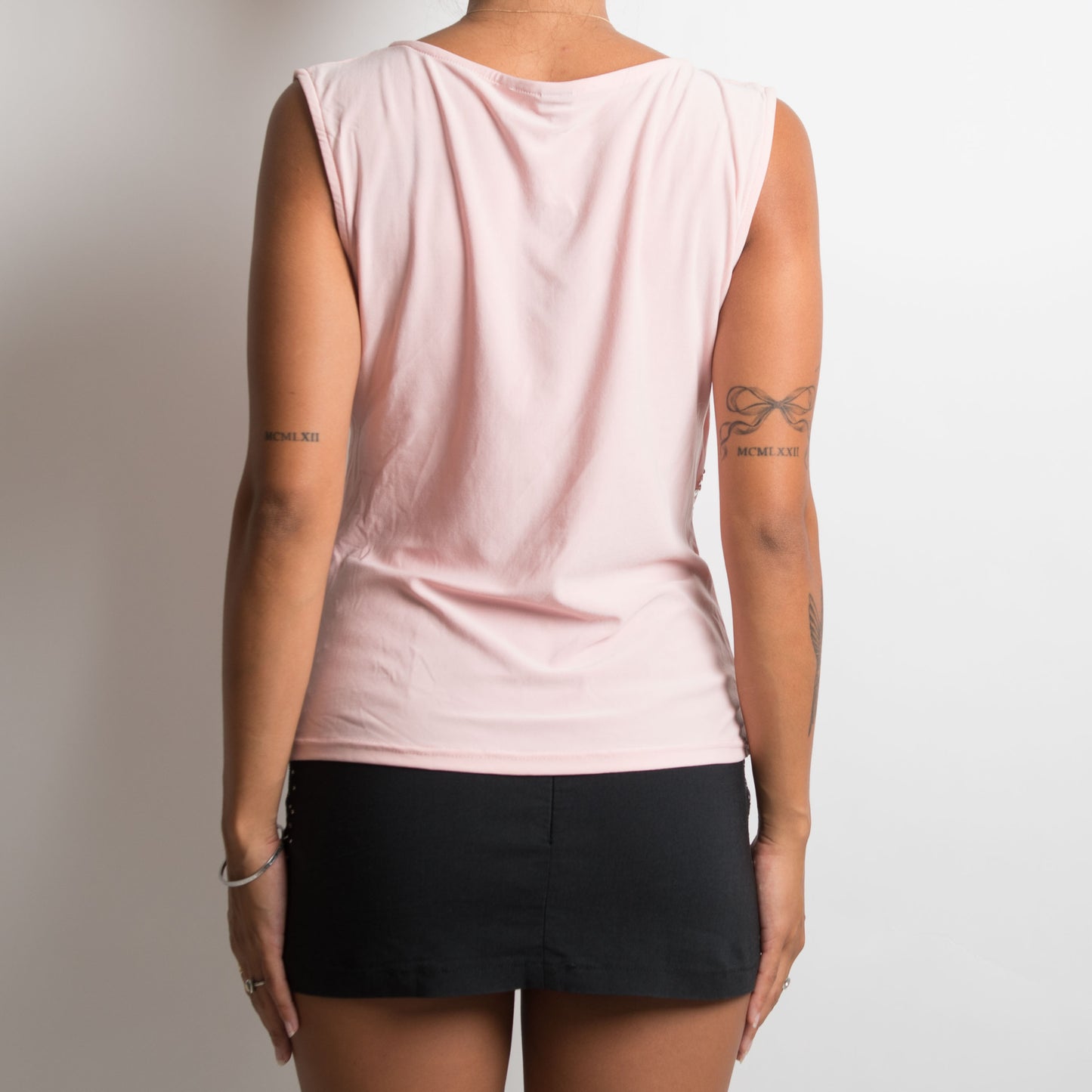 PINK SLEEVELESS TOP