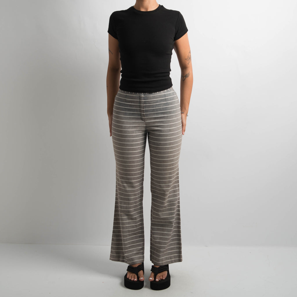 GREY STRIPE TROUSERS
