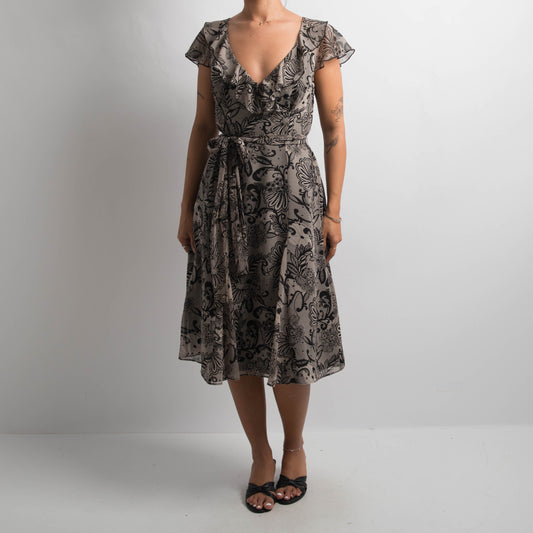 FLORAL MIDI DRESS