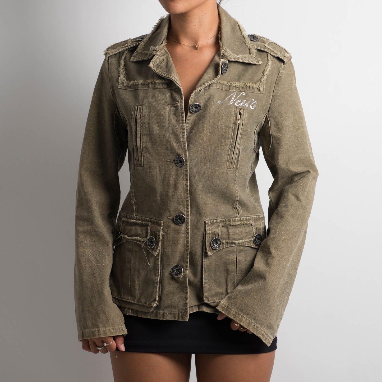 KHAKI DENIM JACKET