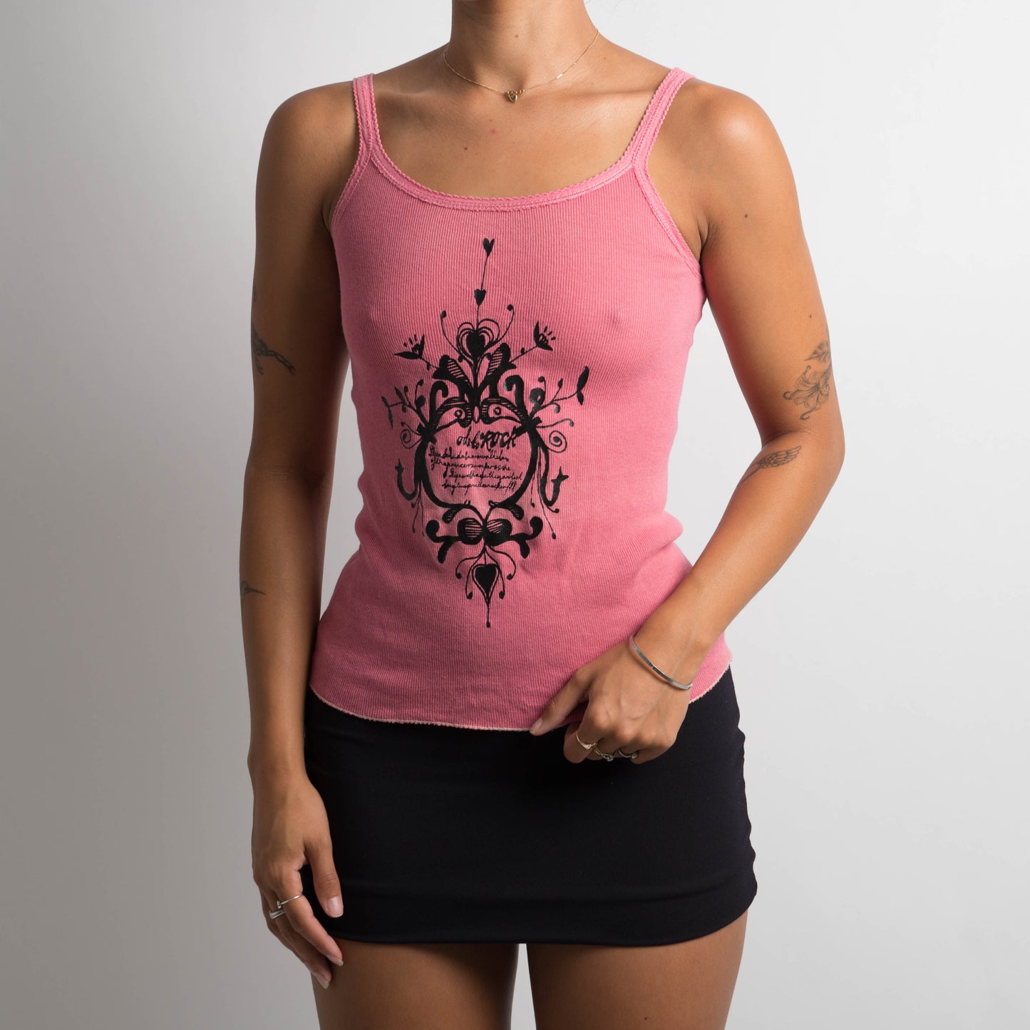 PINK PRINTED CAMISOLE