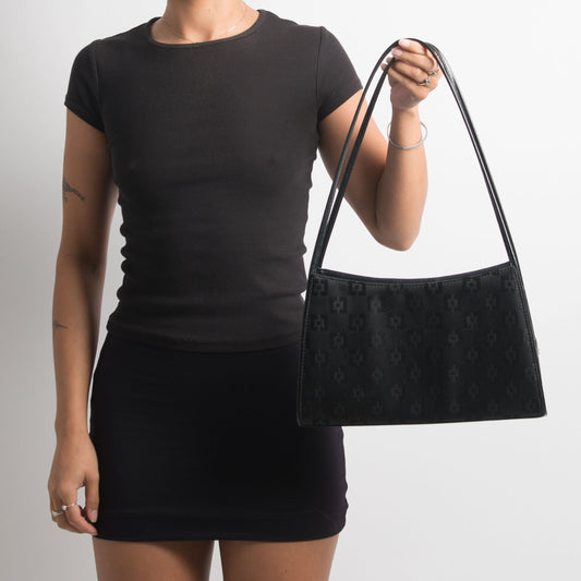 BLACK STRUCTURED BAG