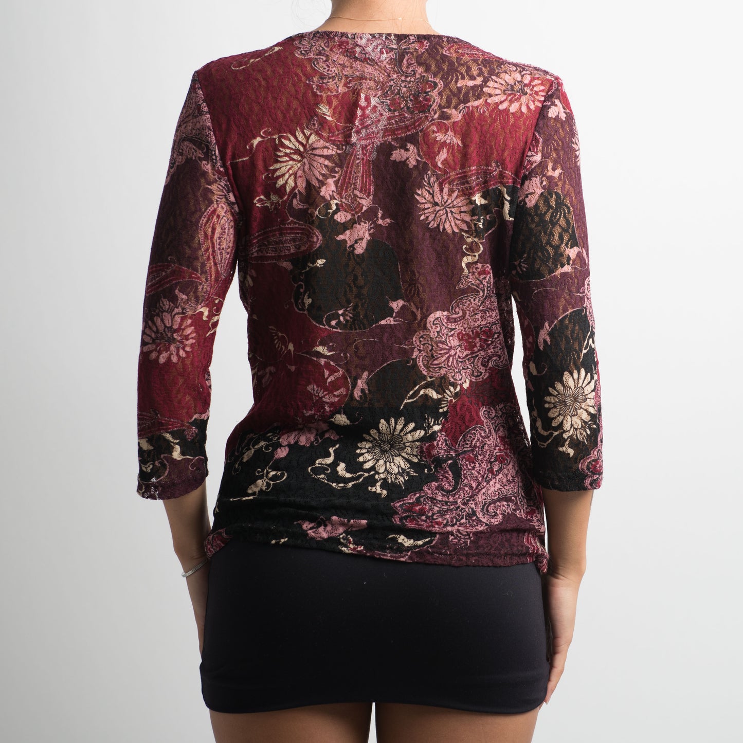 PAISLEY 3/4 SLEEVE TOP