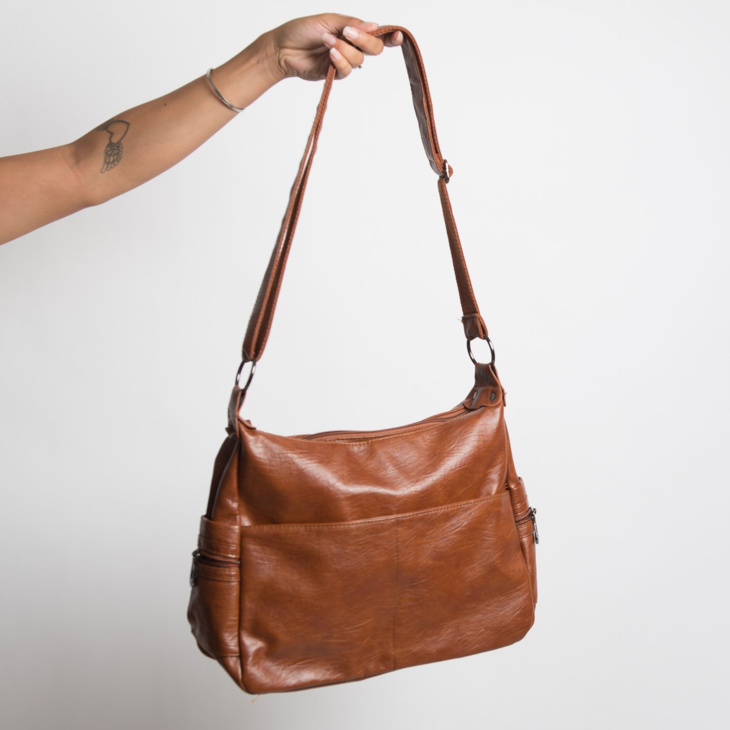 BROWN SATCHEL BAG