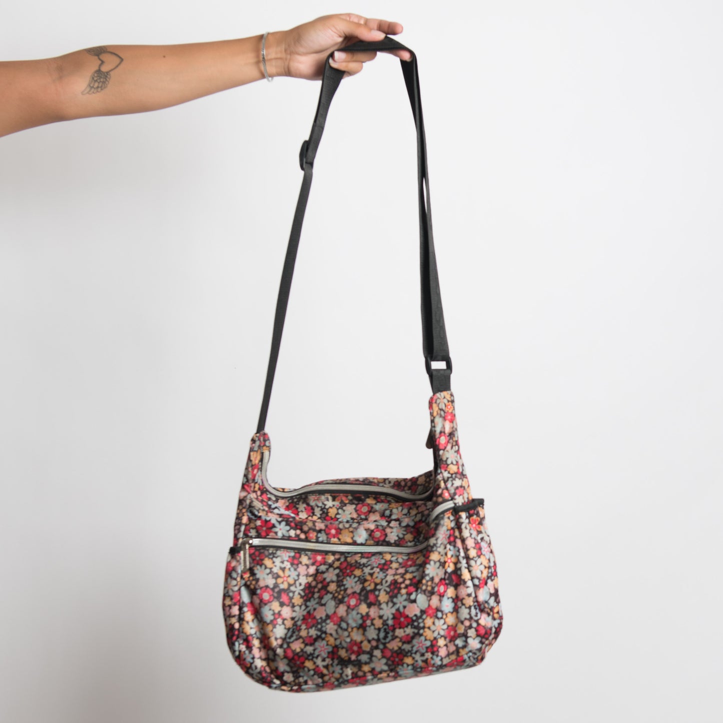 FLORAL CROSSBODY BAG