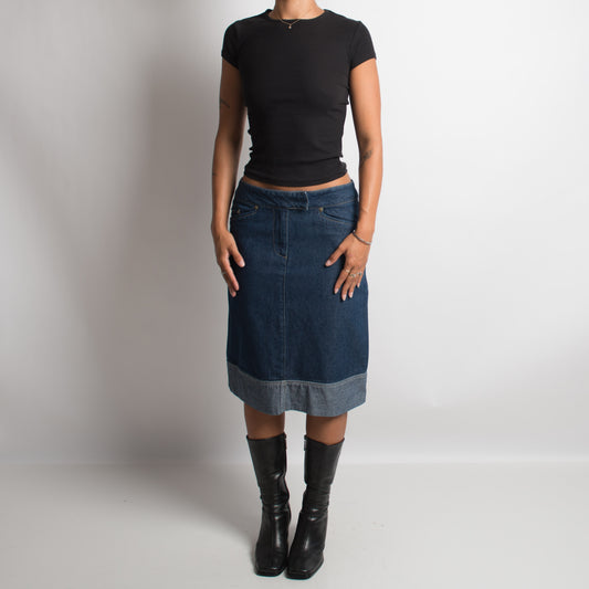 DENIM MIDI SKIRT