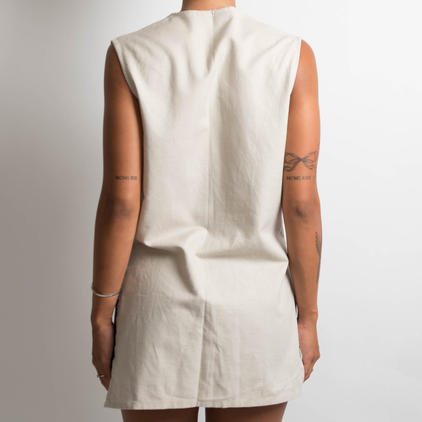 BEIGE LINEN VEST