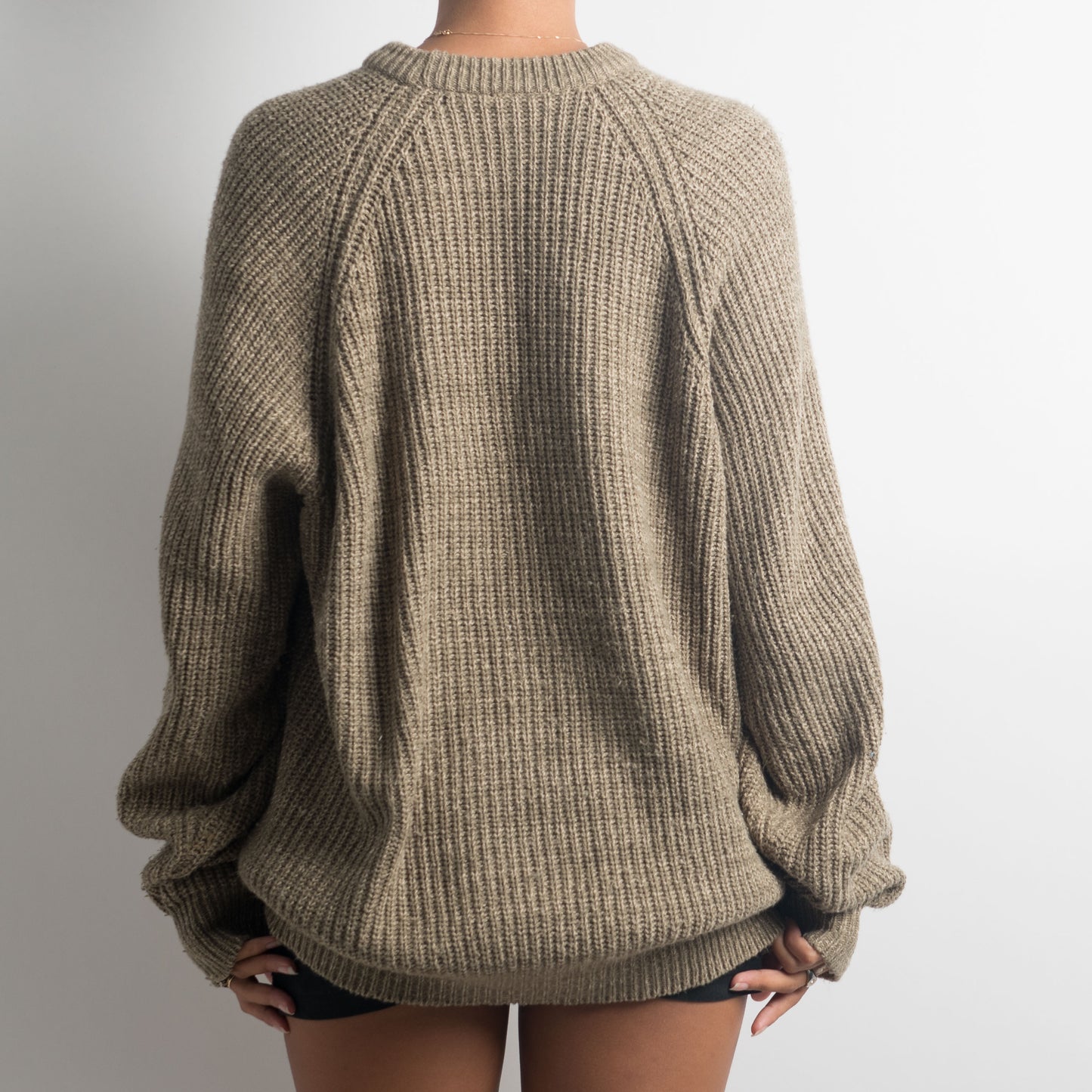 BROWN MARLE KNIT