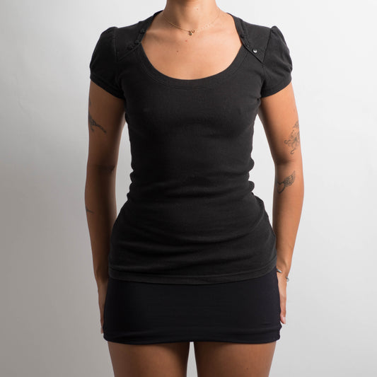 BLACK COTTON TOP