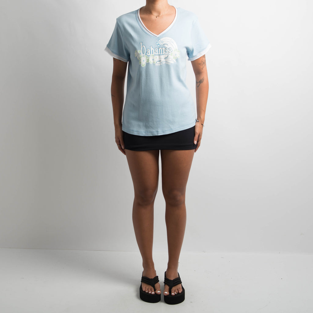 BLUE BAHAMAS TEE