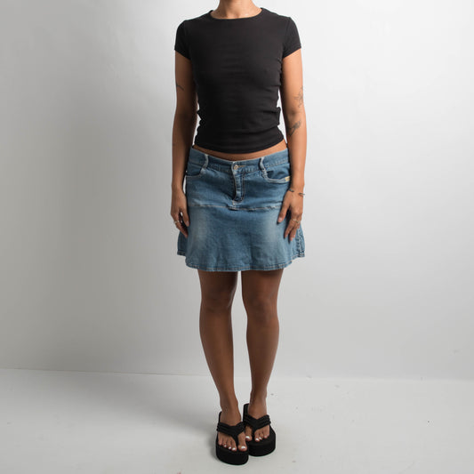 DENIM MINI SKIRT