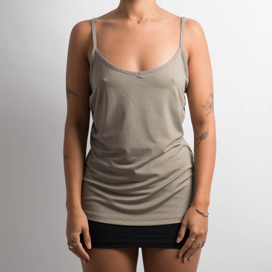 GREIGE SLIP CAMISOLE