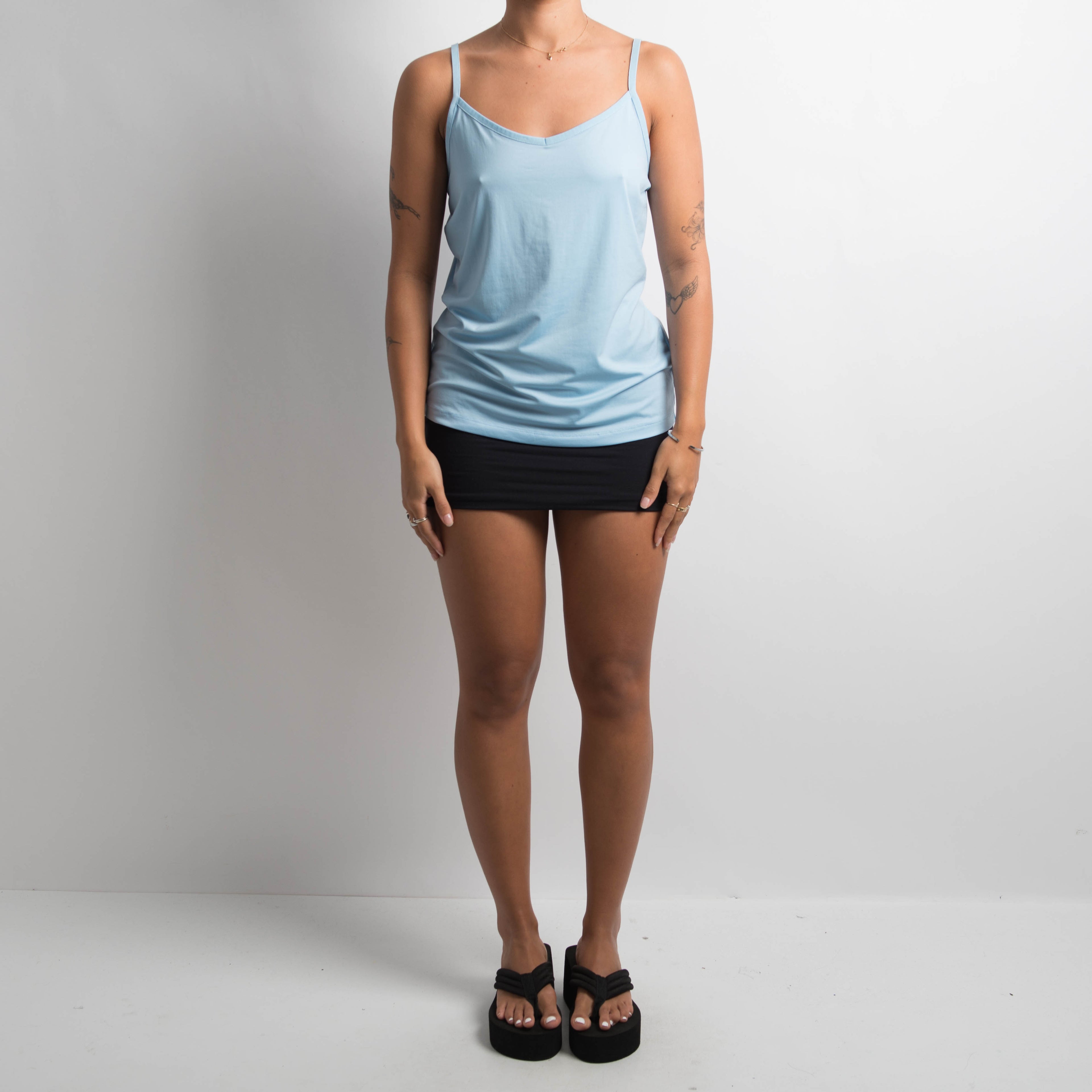 BABY BLUE SLIP CAMISOLE
