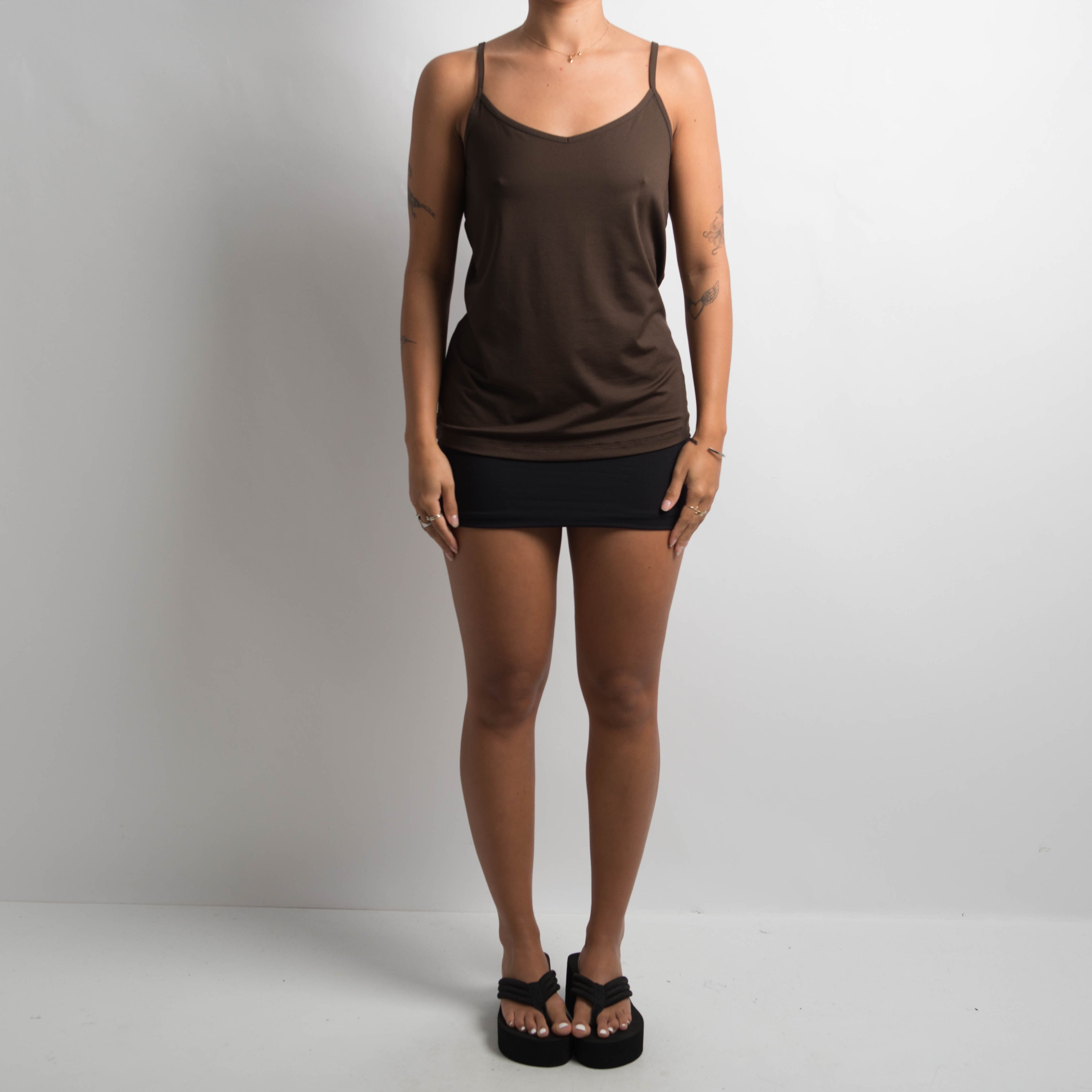 CHOC BROWN SLIP CAMISOLE
