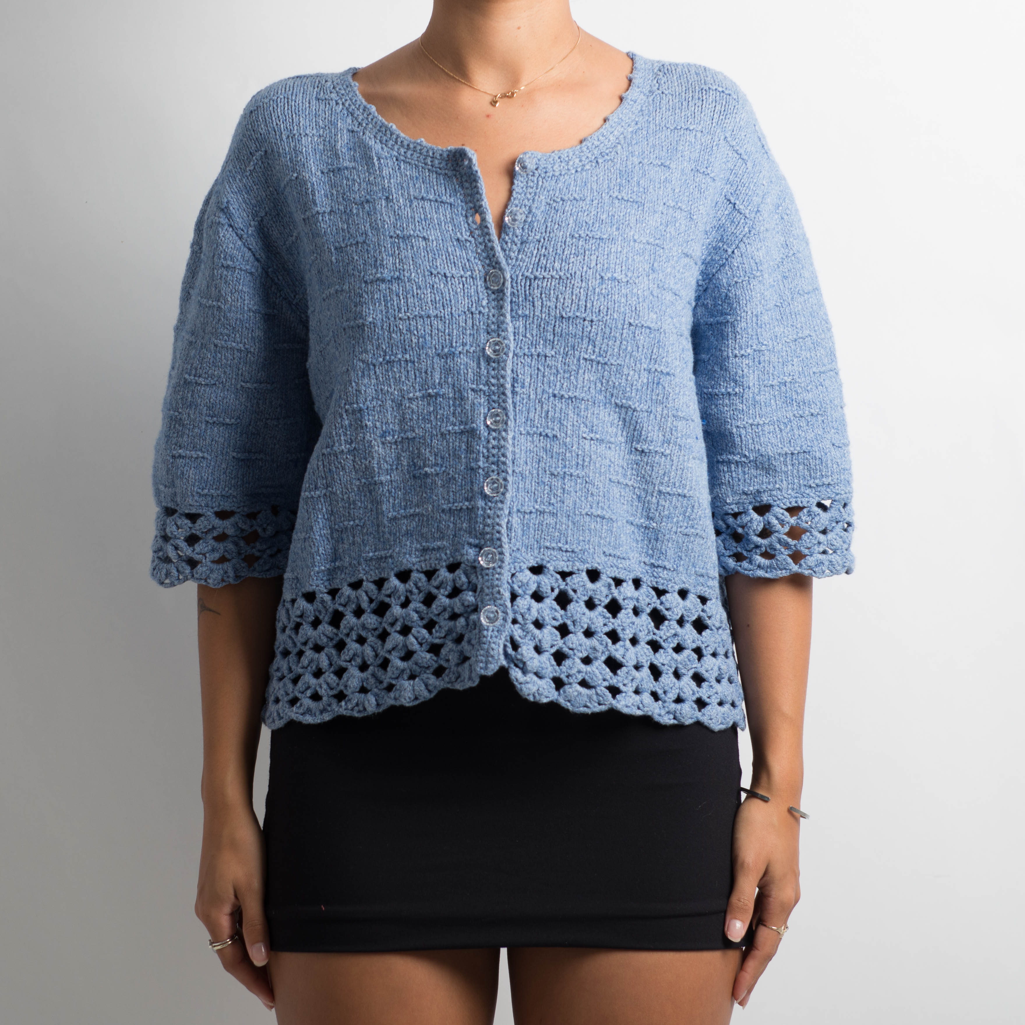 PERIWINKLE KNIT CARDIGAN