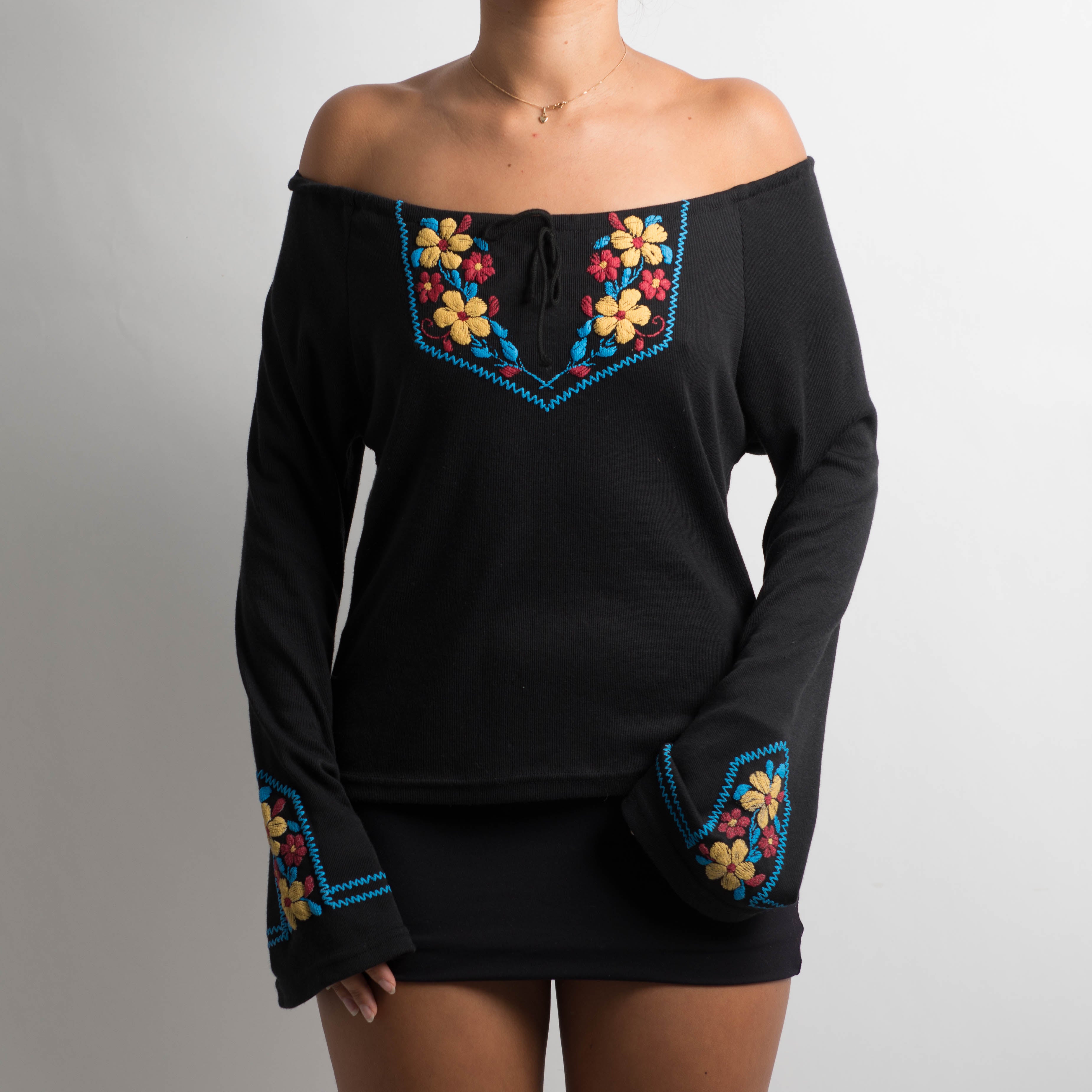 FLORAL LONG SLEEVE TOP