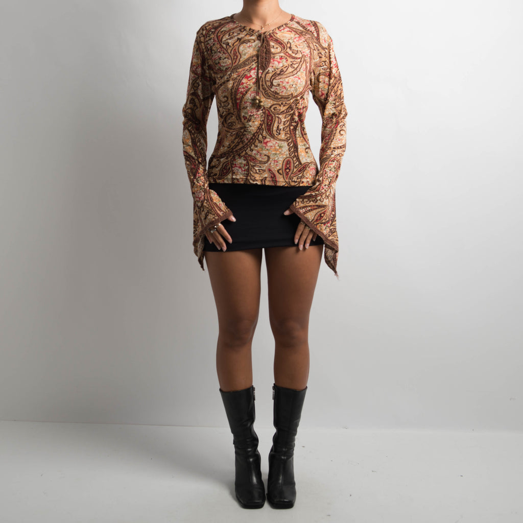 BOHO LONG SLEEVE TOP