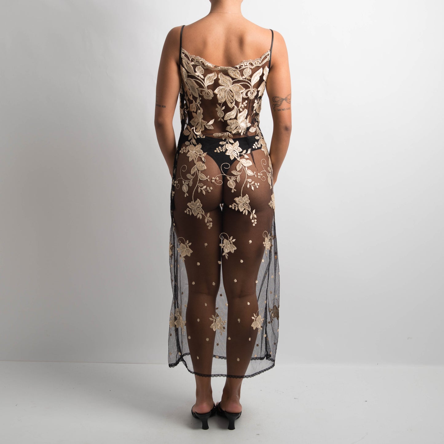 SHEER LACE DRESS