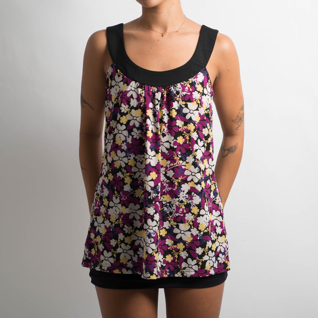 FLORAL SLEEVELESS TOP