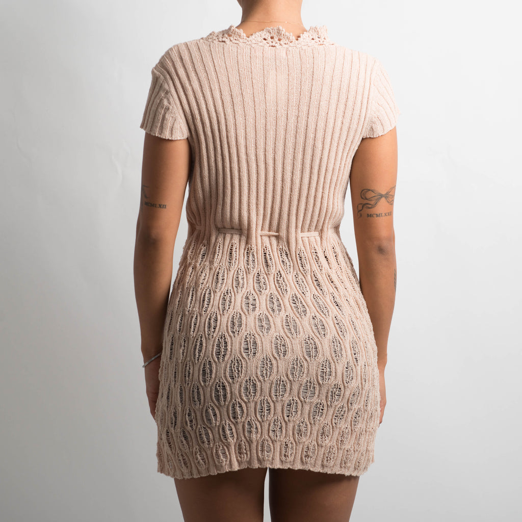 CROCHET LONGLINE TOP