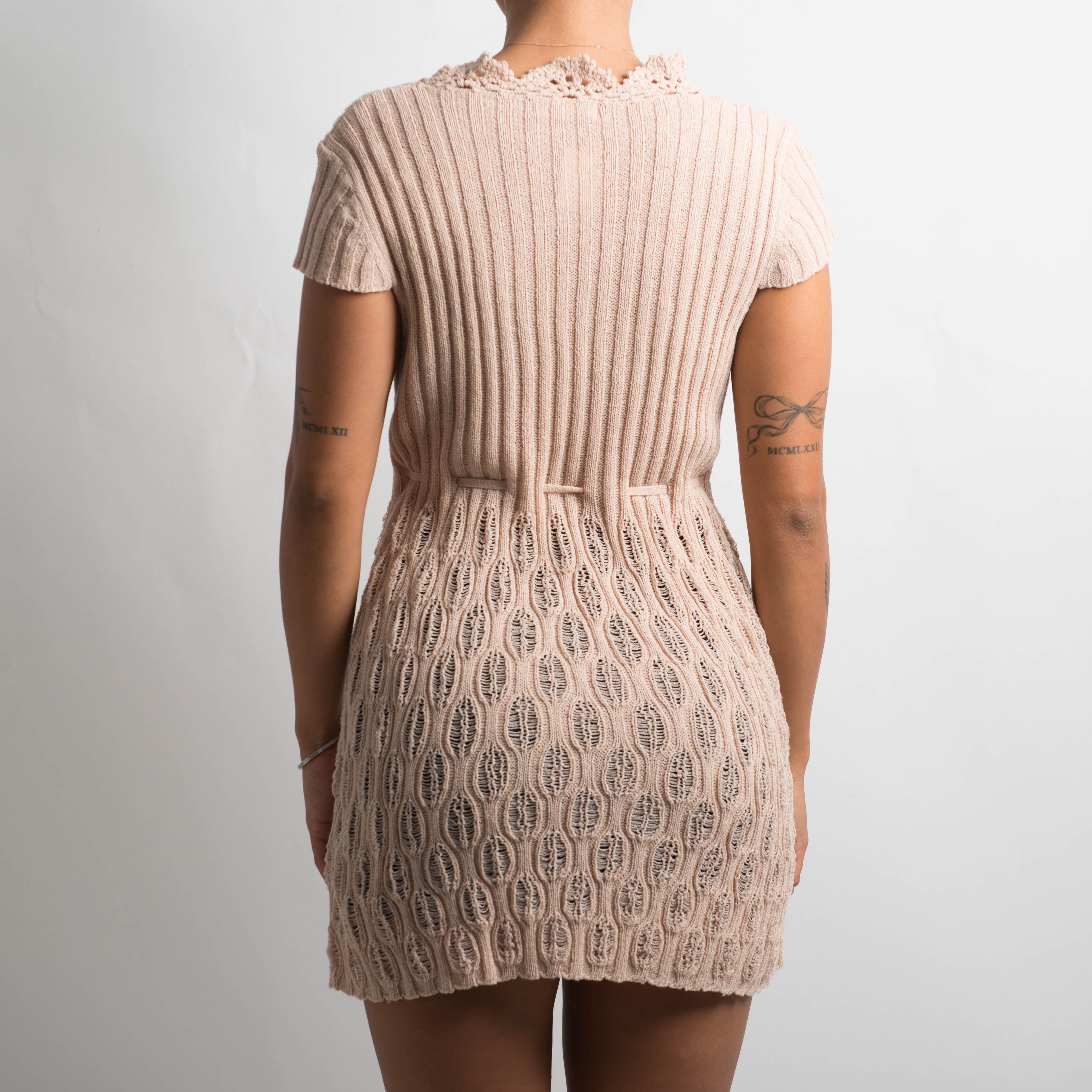 CROCHET LONGLINE TOP