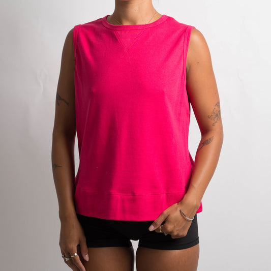 RASPBERRY SLEEVELESS TANK