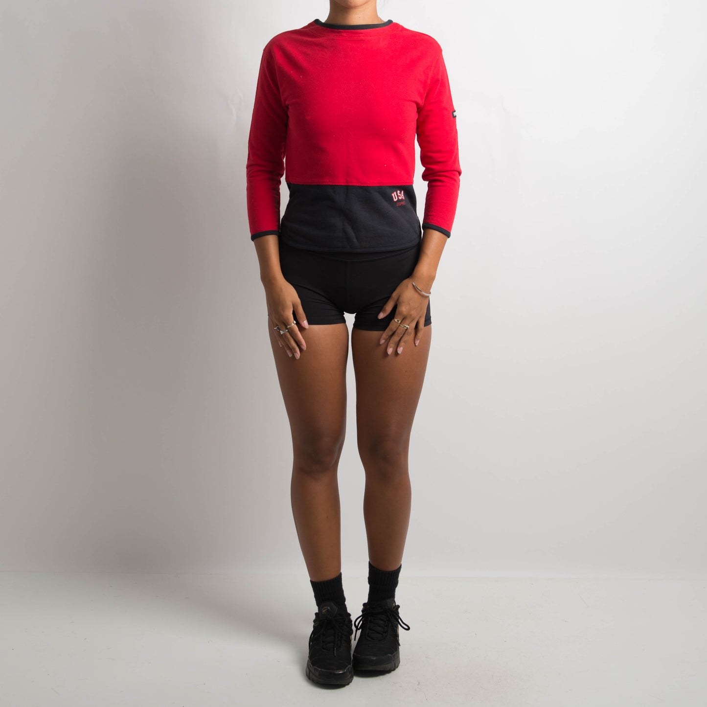 RED RINGER LONG SLEEVE