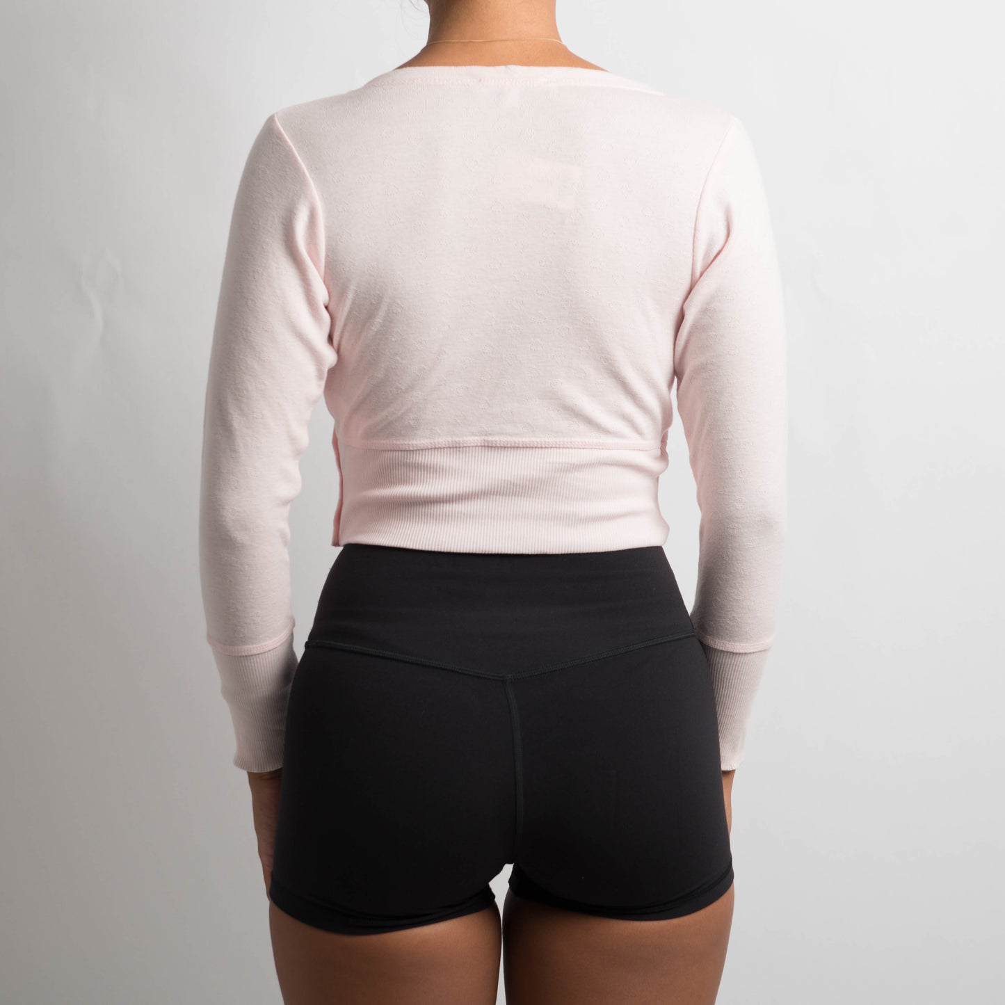 PINK POINTELLE LONG SLEEVE