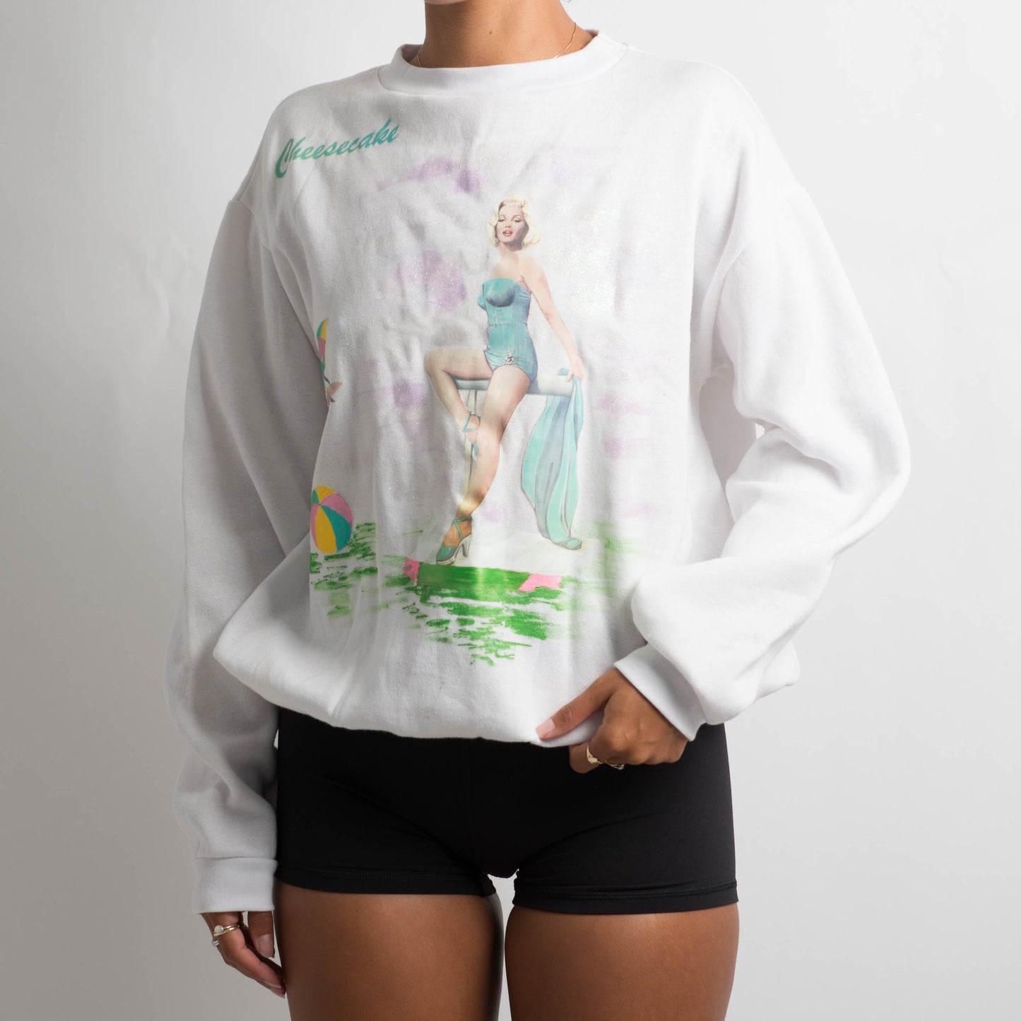 MARILYN MONROE FLEECE CREWNECK