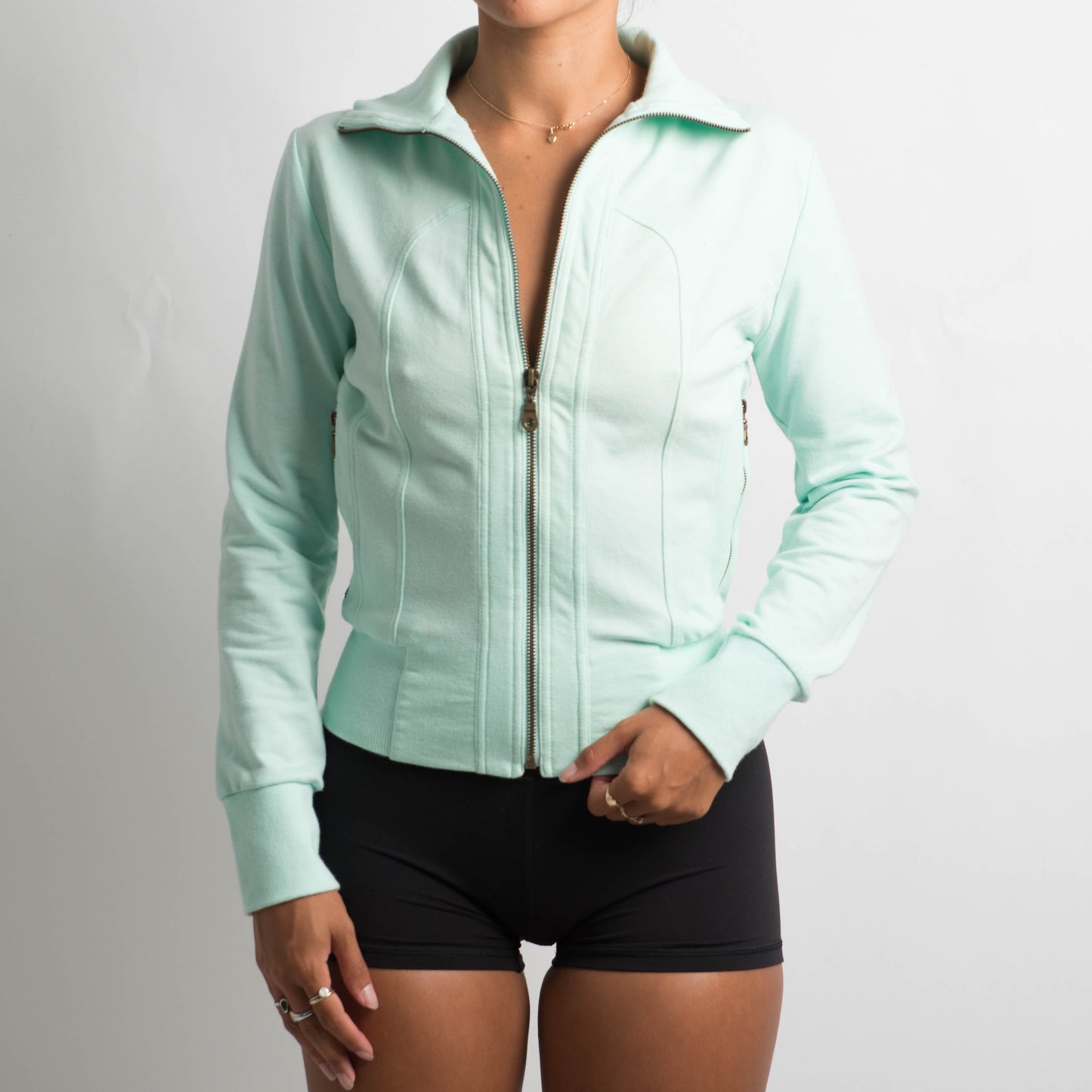 MINT ZIP FRONT JACKET