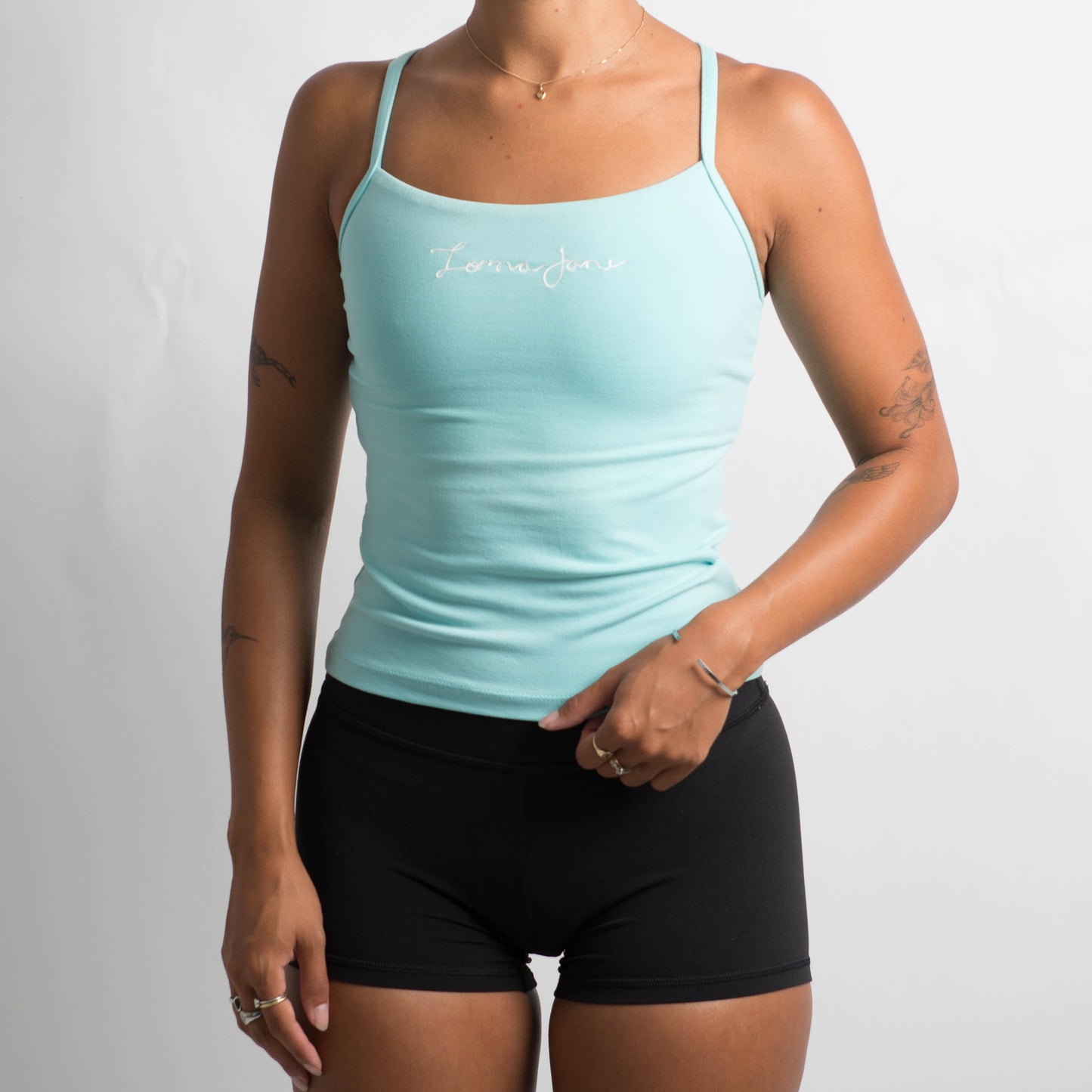 BLUE ACTIVEWEAR TANK TOP