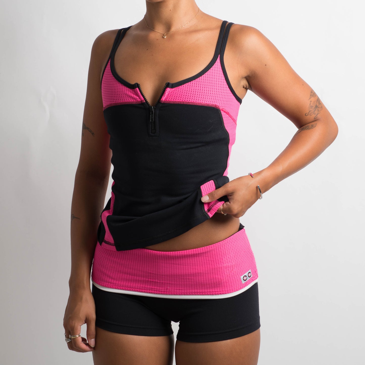 PINK/BLACK ACTIVEWEAR SET