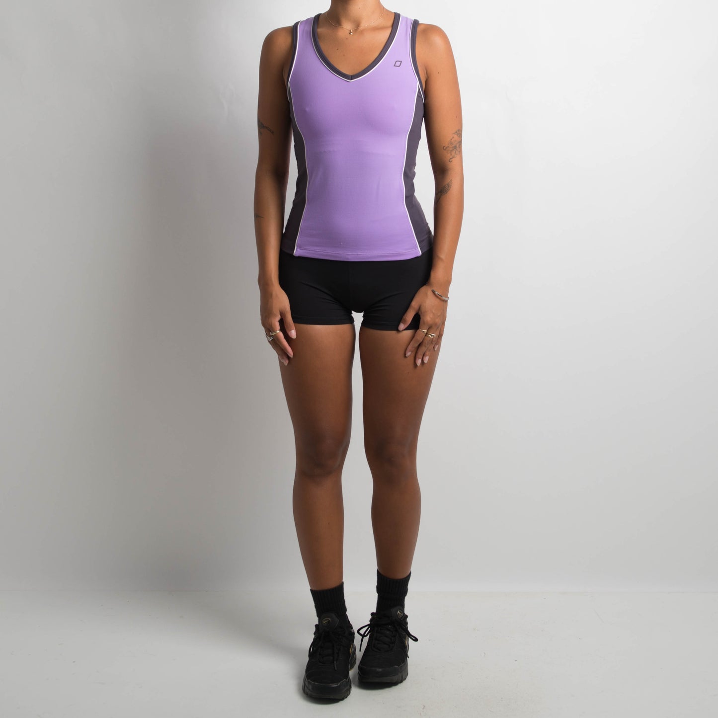 PURPLE ACTIVEWEAR TANK TOP