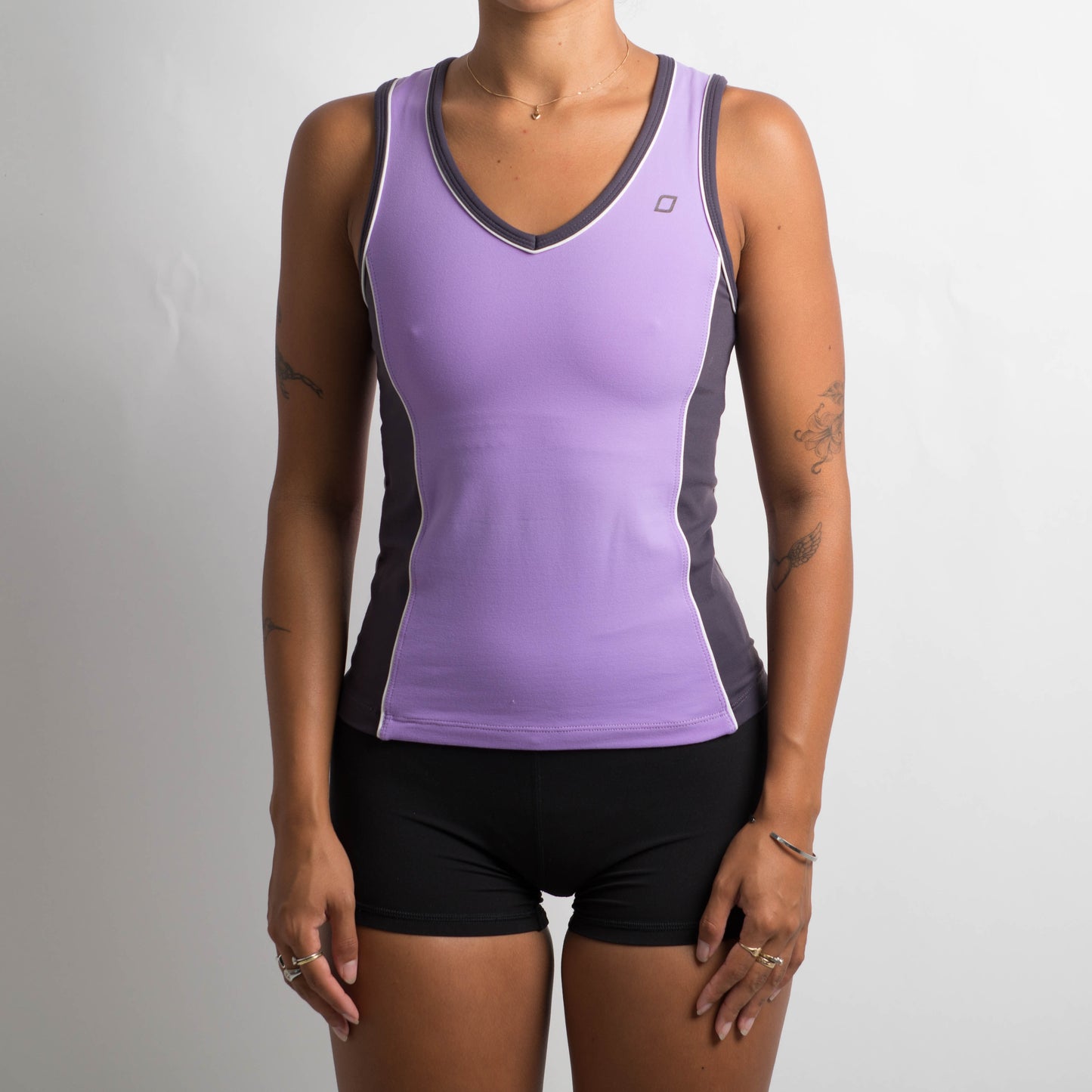 PURPLE ACTIVEWEAR TANK TOP