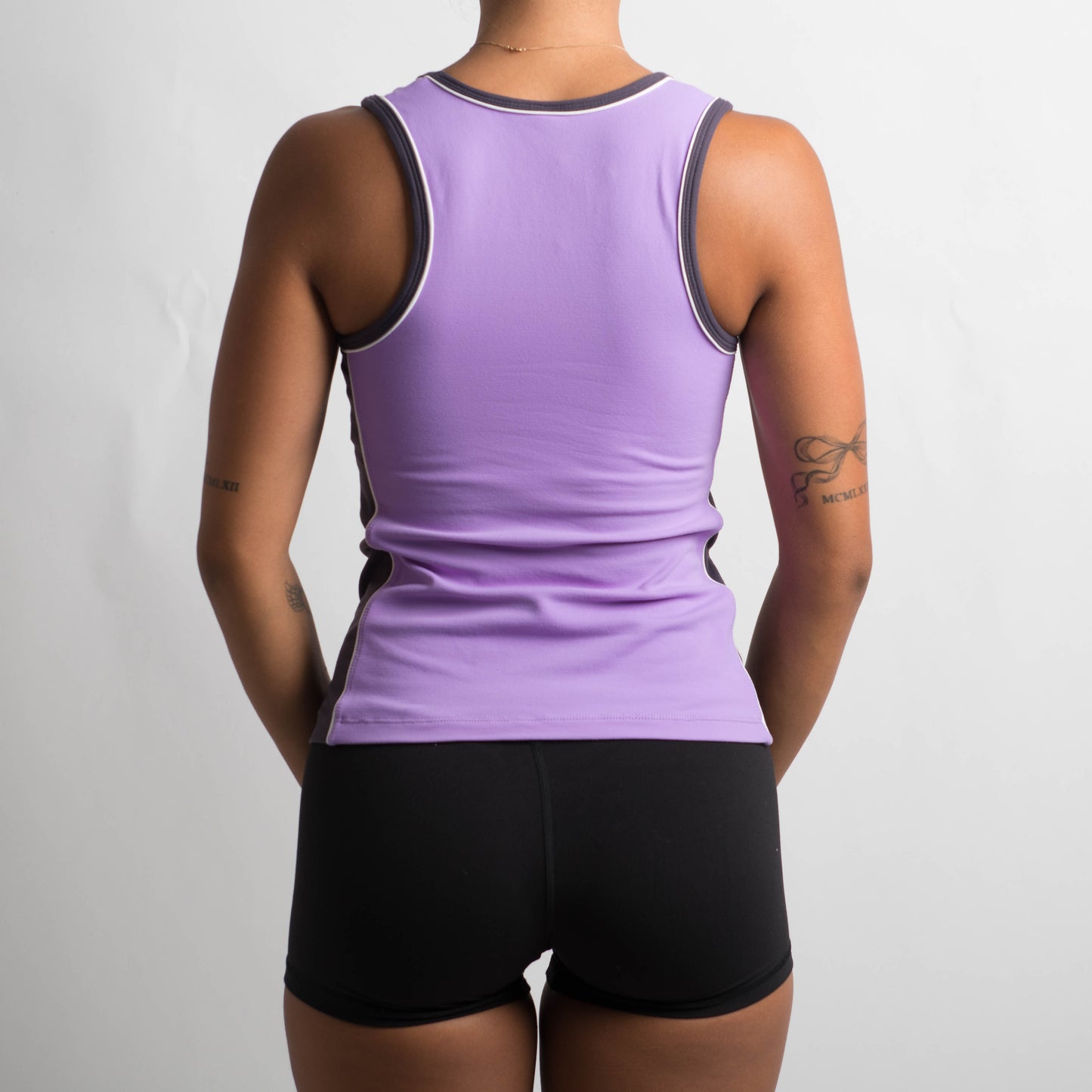 PURPLE ACTIVEWEAR TANK TOP