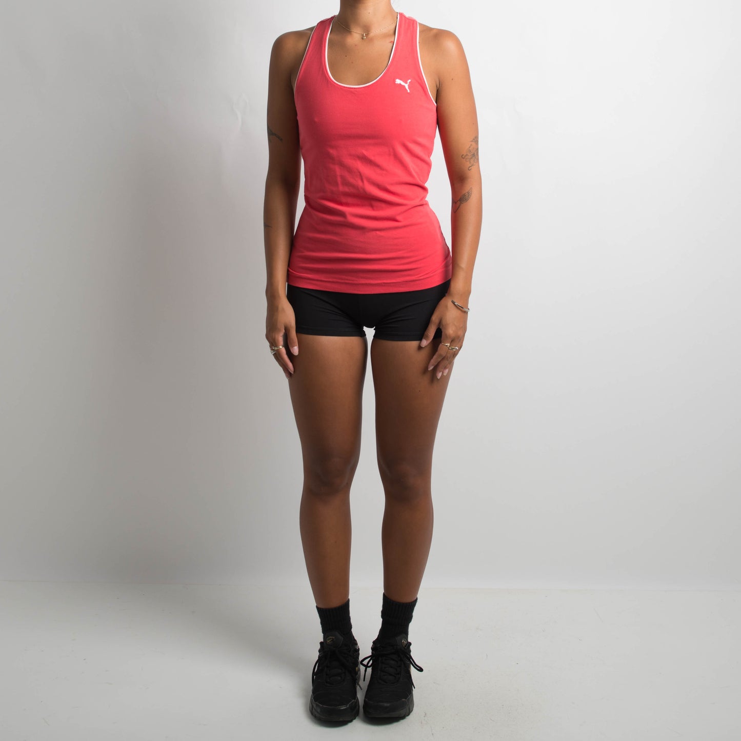 CORAL PUMA ACTIVEWEAR TOP