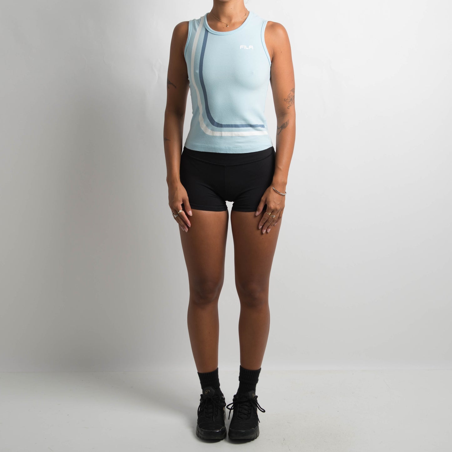 BLUE FILA SLEEVELESS TOP