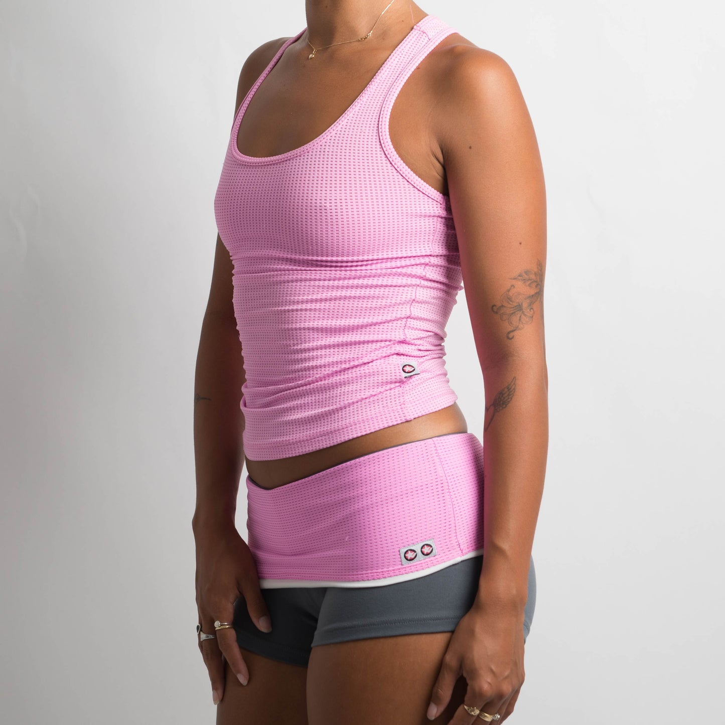 GREY / PINK ACTIVEWEAR SET