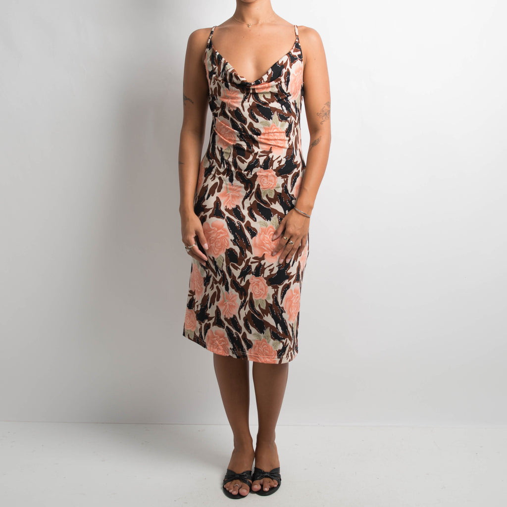 SLINKY FLORAL DRESS