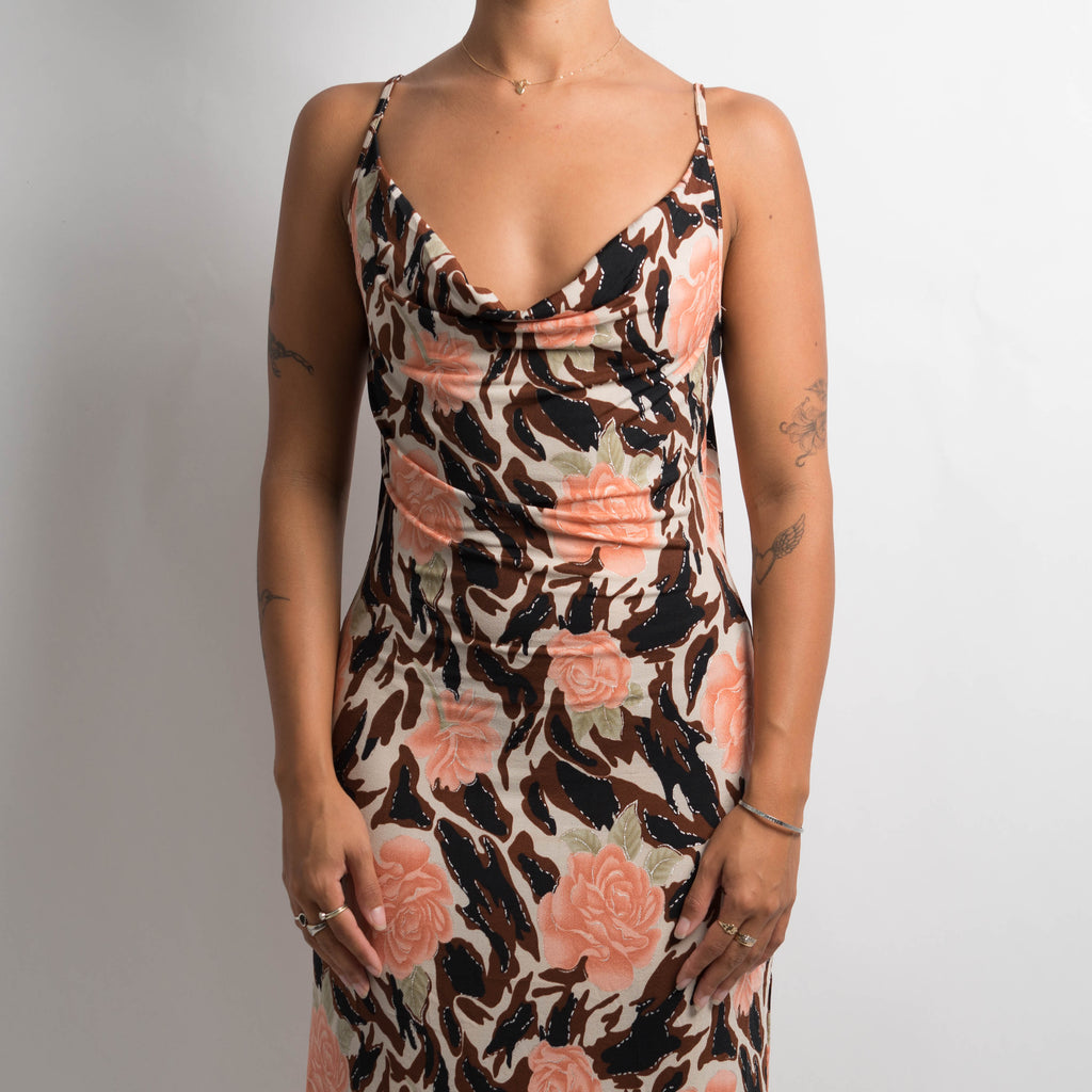 SLINKY FLORAL DRESS