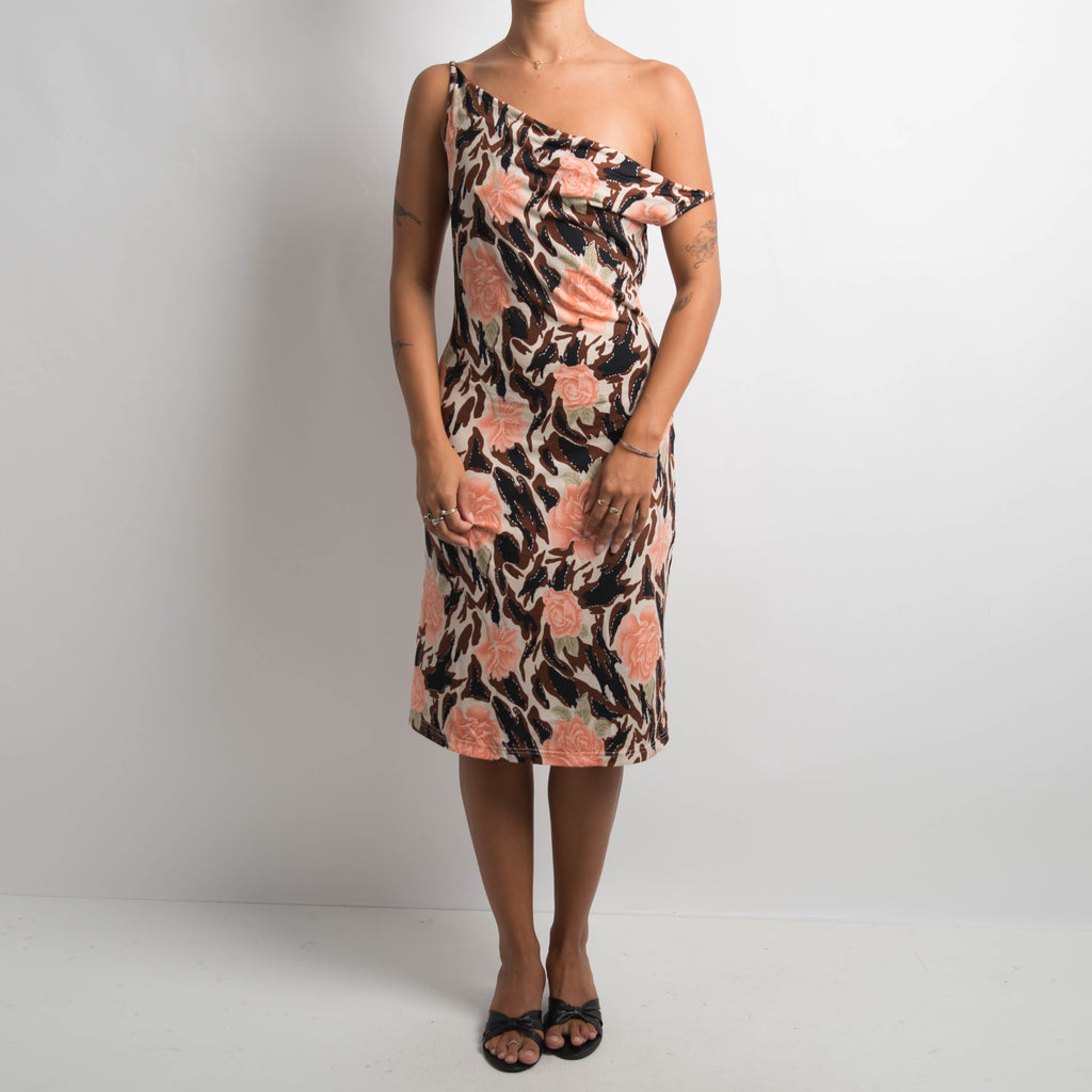 SLINKY FLORAL DRESS