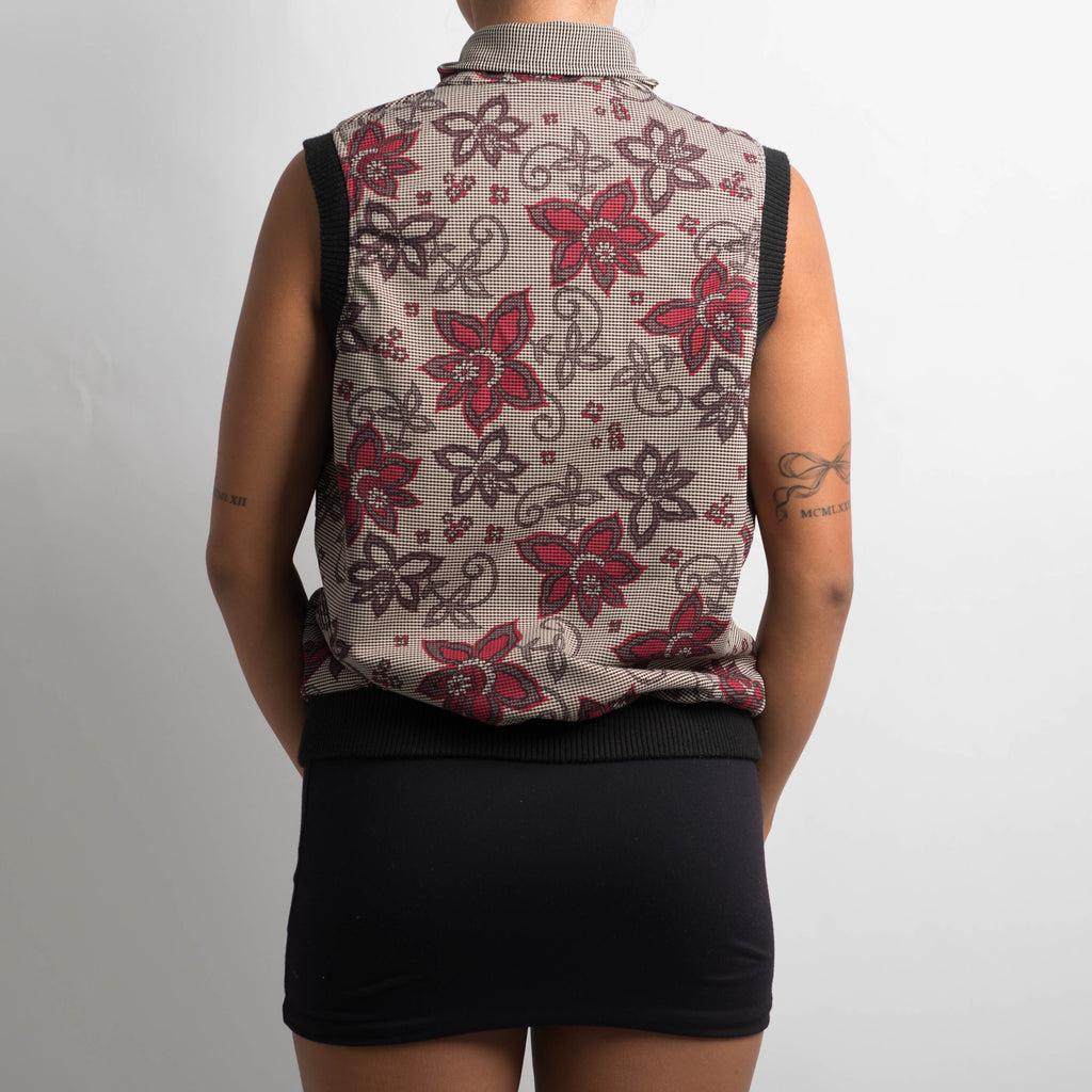 FLORAL SLEEVELESS VEST