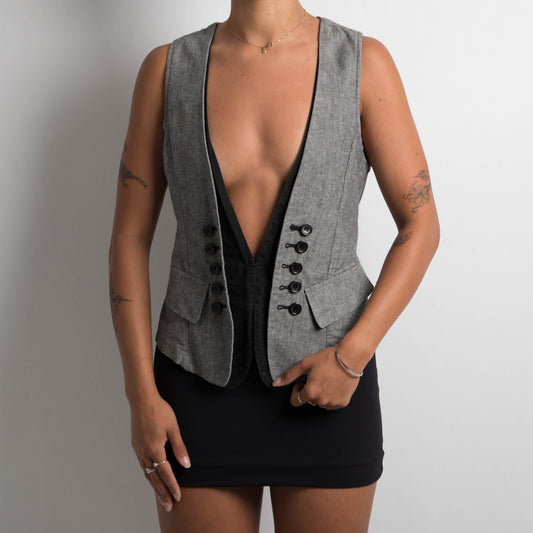 GREY WAISTCOAT VEST