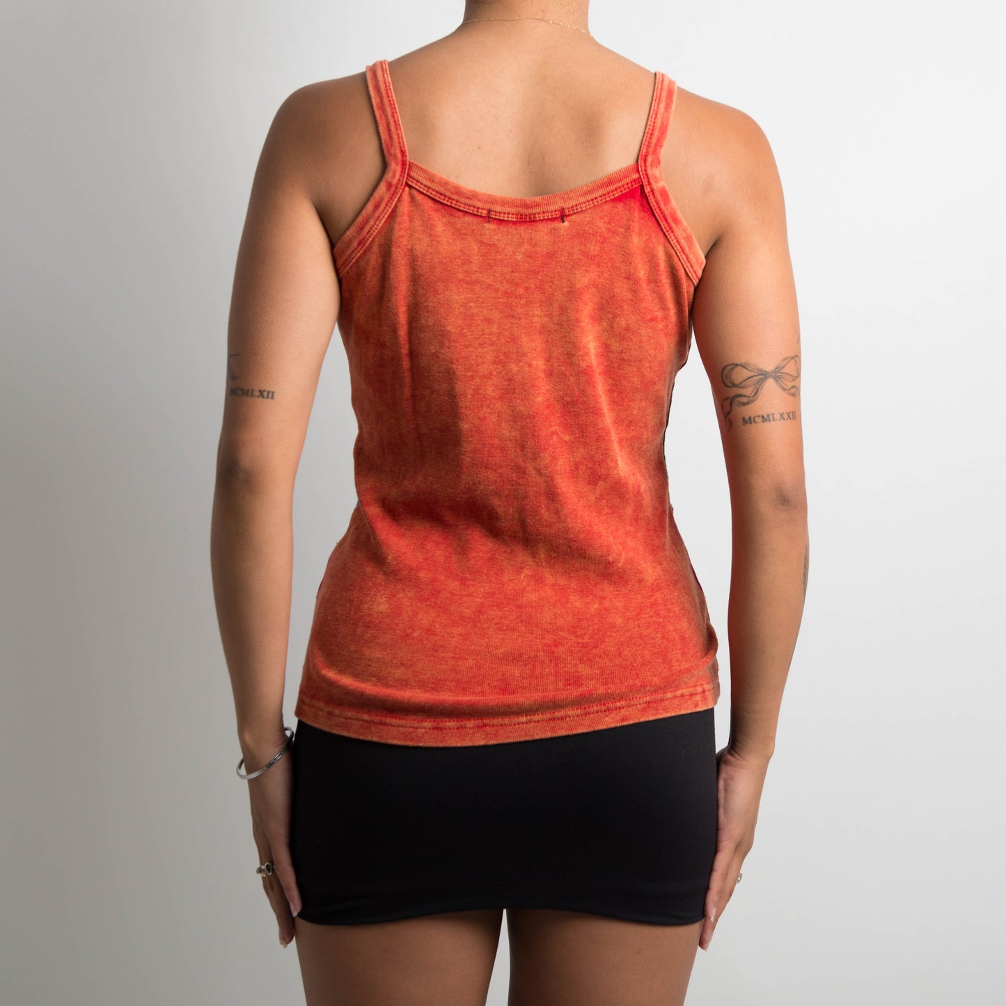 PATCHWORK COTTON TANK TOP