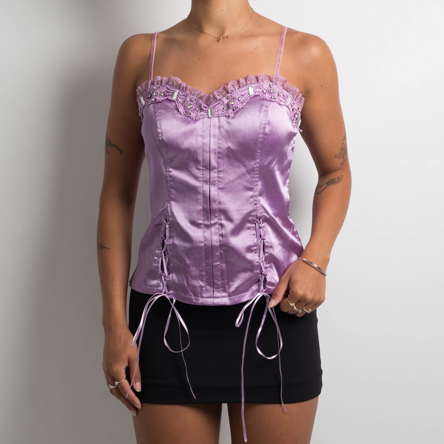 PURPLE CORSET STYLE TOP